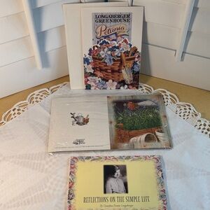 Longaberger Lot of Nostalgic Ephemera Grandma Bonnie’s Book, Card, & Note Cards